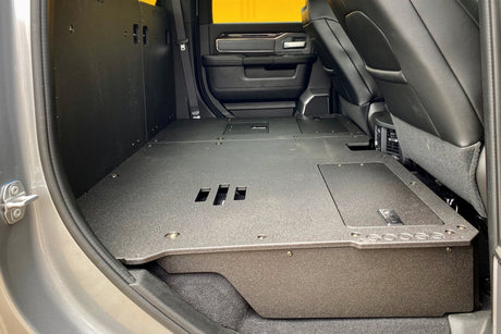 Ram 2500/3500 2009 - Present 4th & 5th Gen. Crew Cab - Second Row Seat Delete Plate System - Xtrusion Overland