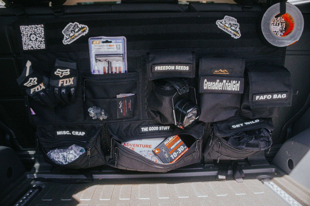 Rear Bench Seat Organizer - Xtrusion Overland