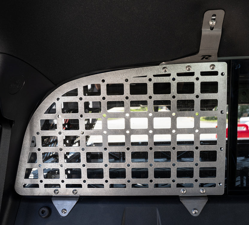 Rago Fabrication 3RD GEN TACOMA ENDEAVOR REAR WINDOW MOLLE STORAGE PANELS