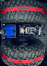 Red Dazzle Tire Tie Down (Single Strap) - Xtrusion Overland