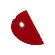 Red Mini Silicone Bowl Scraper - Xtrusion Overland