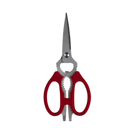 Red Take-Apart Kitchen Scissors - 8" - Xtrusion Overland