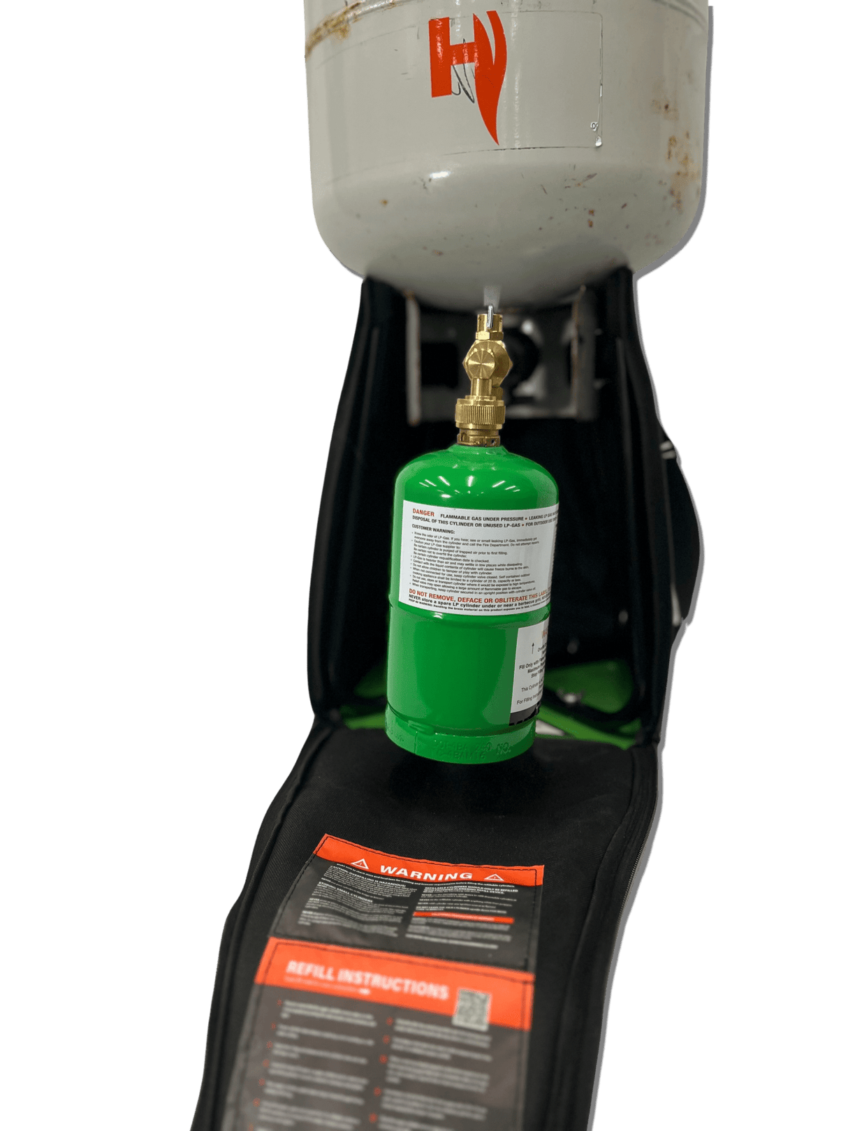 Refillable 1LB Propane Travel Kit - Xtrusion Overland