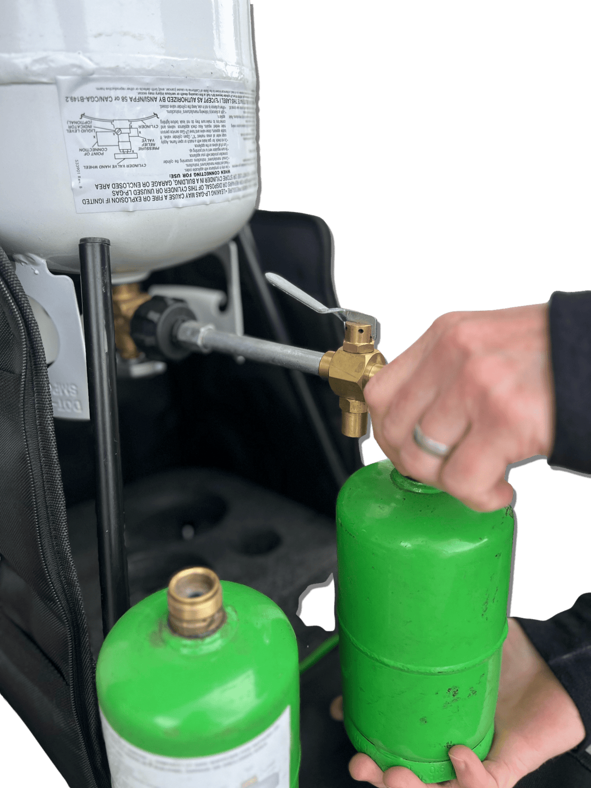 Refillable 1LB Propane Travel Kit - Xtrusion Overland