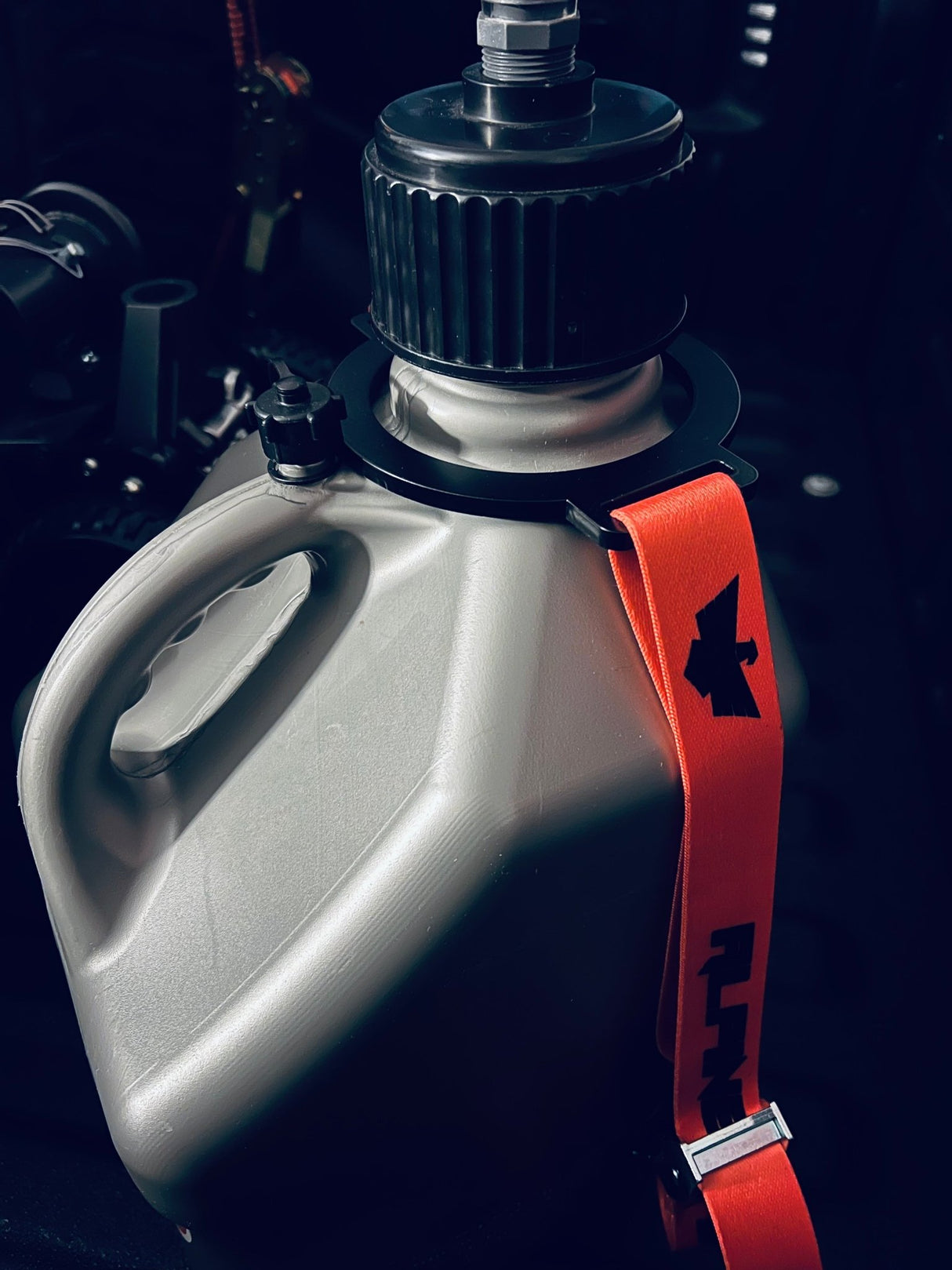Ring Fuel Jug Strap- Alpine Orange - Xtrusion Overland