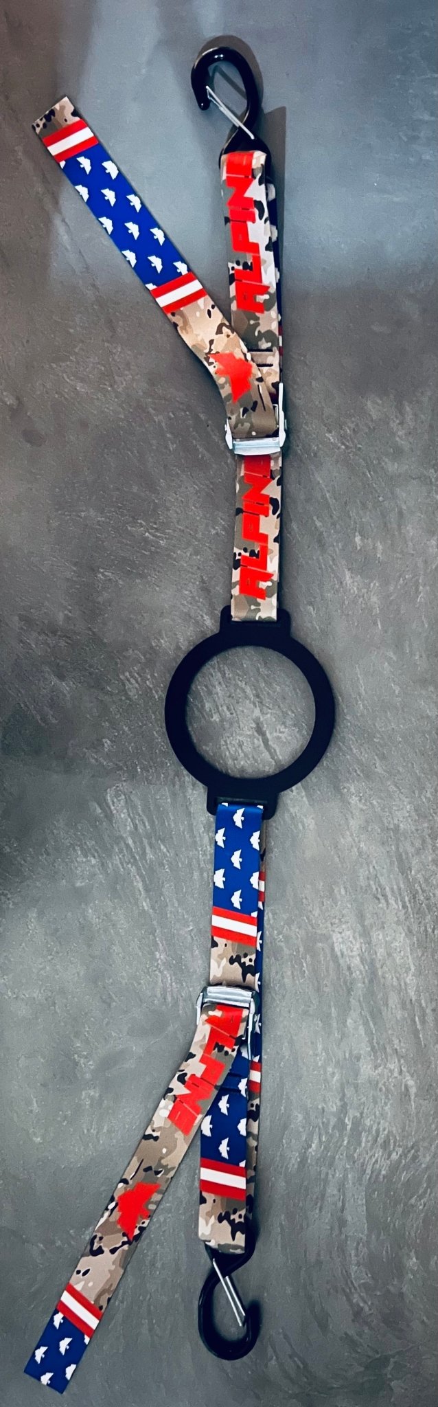 Ring Fuel Jug Strap- Stars and Camo - Xtrusion Overland