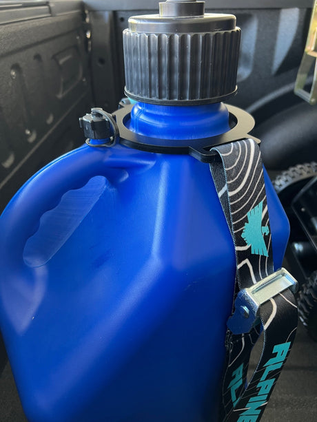 Ring Fuel Jug Strap- Teal Topo - Xtrusion Overland