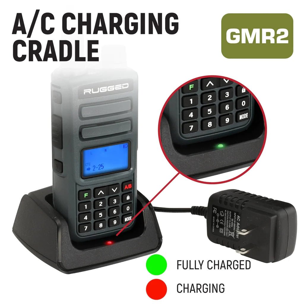 Rugged Radios ADVENTURE PACK - Rugged GMR2 GMRS and FRS Hand Held Radios pair - Xtrusion Overland