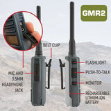 Rugged Radios BUNDLE - Rugged GMR2 GMRS and FRS Band Radio with Hand Mic - Xtrusion Overland