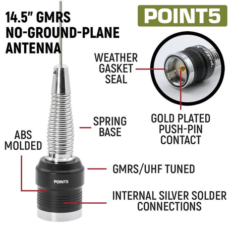 Rugged Radios Ford Bronco Two-Way GMRS Mobile Radio Kit - Xtrusion Overland