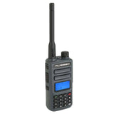 Rugged Radios GREAT OUTDOORS PACK - GMR2 GMRS and FRS Two Way Handheld Radios with Lapel Mics and XL Batteries