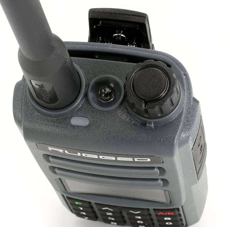 Rugged Radios GREAT OUTDOORS PACK - GMR2 GMRS and FRS Two Way Handheld Radios with Lapel Mics and XL Batteries - Xtrusion Overland