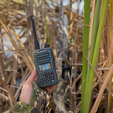 Rugged Radios GREAT OUTDOORS PACK - GMR2 GMRS and FRS Two Way Handheld Radios with Lapel Mics and XL Batteries - Xtrusion Overland