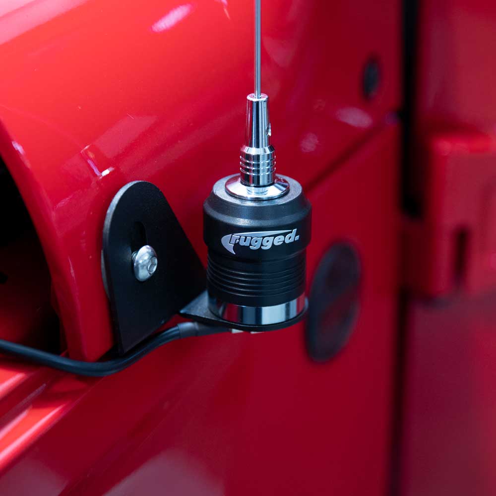 Rugged Radios Jeep Wrangler JL, JLU, and Gladiator JT Two-Way GMRS Mobile Radio Kit - Xtrusion Overland