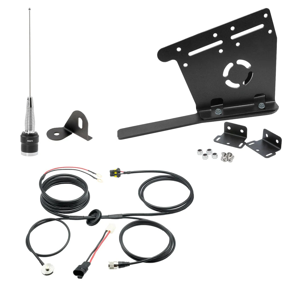 Rugged Radios Jeep Wrangler JL, JLU, and Gladiator JT Two-Way GMRS Mobile Radio Kit - Xtrusion Overland