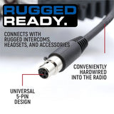 Rugged Radios Jeep Wrangler JL, JLU, and Gladiator JT Two-Way GMRS Mobile Radio Kit - Xtrusion Overland