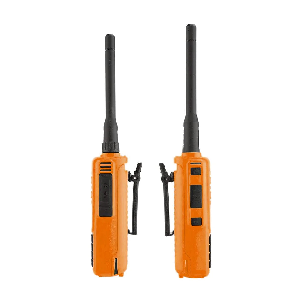 Rugged Radios 2 PACK - GMR2 GMRS and FRS Two Way Handheld Radios - Safety Orange