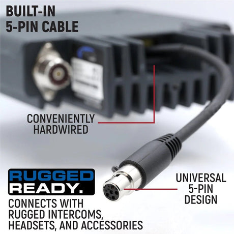 Rugged Radios Toyota Tacoma, 4Runner, Lexus Two-Way GMRS Mobile Radio Kit - Xtrusion Overland