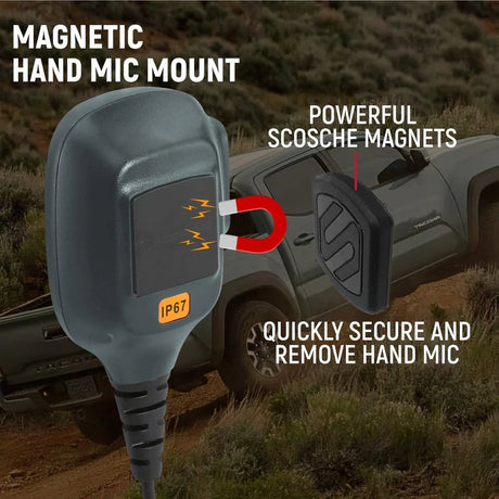 Rugged Radios Toyota Tacoma, 4Runner, Lexus Two-Way GMRS Mobile Radio Kit - Xtrusion Overland