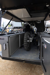 Rustic Mountain Overland Anzac GFC Moto Hauler - Driver Side Utility Module Package - Xtrusion Overland