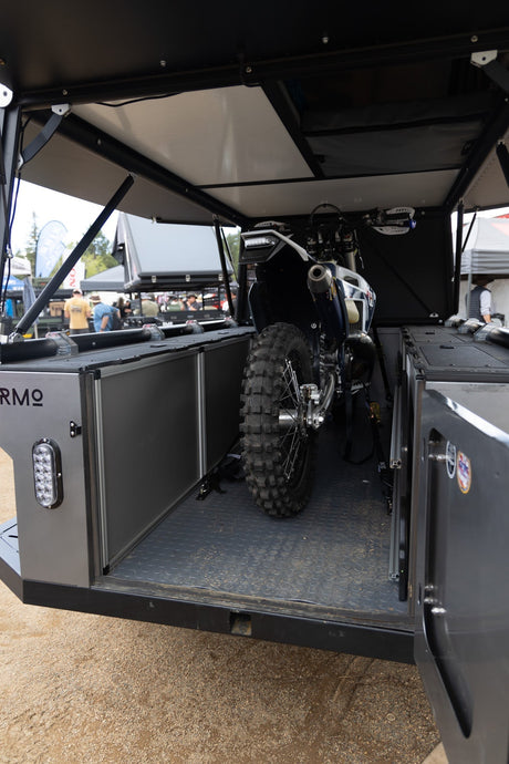 Rustic Mountain Overland Anzac GFC Moto Hauler - Driver Side Utility Module Package - Xtrusion Overland