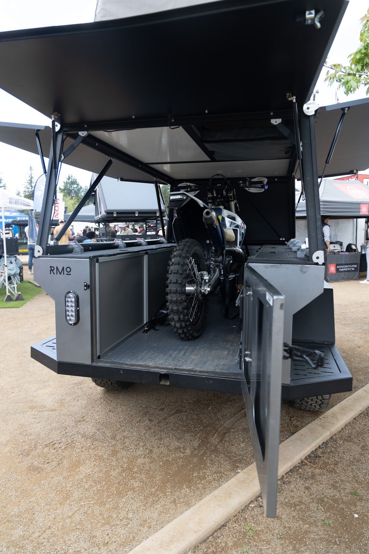 Rustic Mountain Overland Anzac GFC Moto Hauler - Driver Side Utility Module Package - Xtrusion Overland