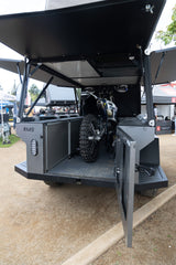 Rustic Mountain Overland Anzac GFC Moto Hauler - Passenger Side Utility Module Package - Xtrusion Overland