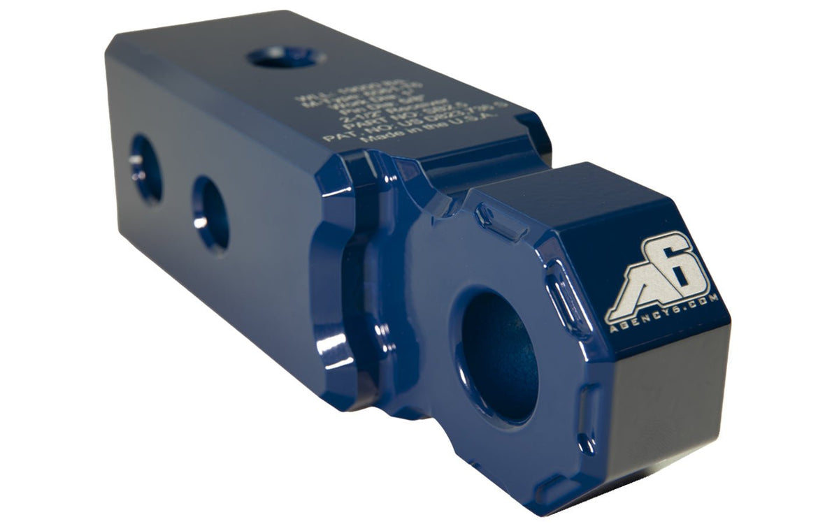 Shackle Block 2.5" Assembly - Blue - Xtrusion Overland
