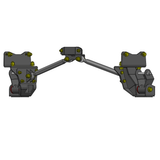 Shackle Hanger Kit / Toyota Tacoma / 2nd & 3rd Gen / 2005-2023 - Xtrusion Overland
