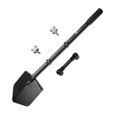 Shovel / Mount Combo - Black LONG Shovel / Black SSM with Knobs - Xtrusion Overland