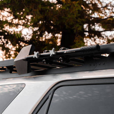 Shovel / Mount Combo - Black LONG Shovel / Black UMD with Knobs - Xtrusion Overland