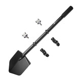 Shovel / Mount Combo - Black LONG Shovel / Black UMD with Knobs - Xtrusion Overland