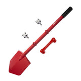Shovel / Mount Combo - Red LONG Shovel / Red SSM with Knobs - Xtrusion Overland