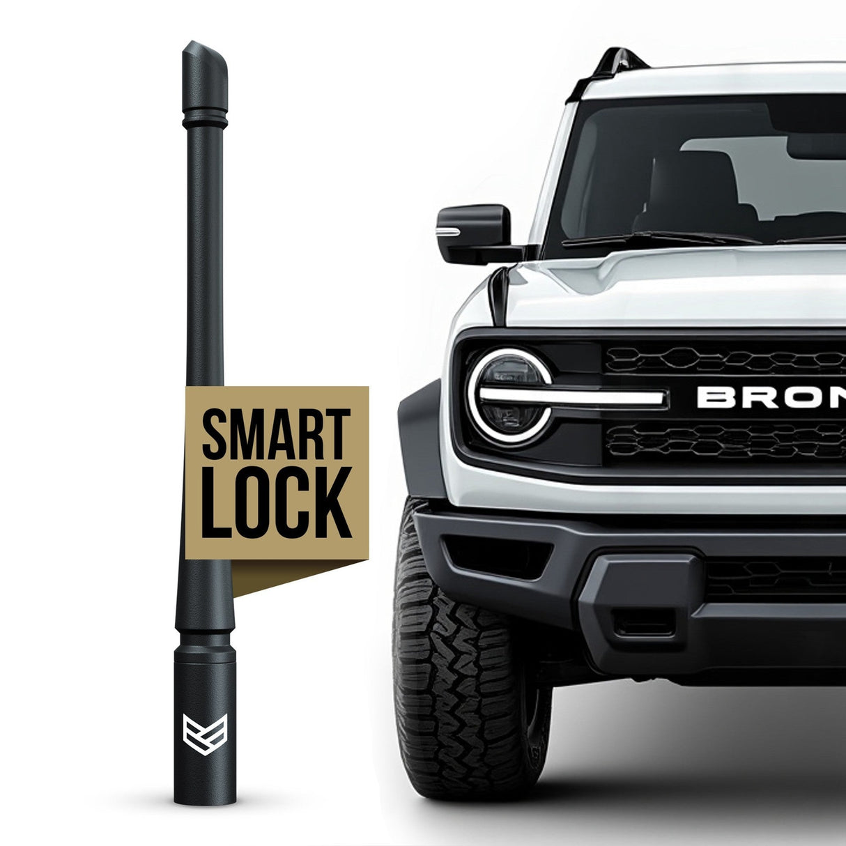 SMARTLOCK™ SHORT FLEXIBLE ANTENNA 8 INCH FOR FORD (NEW!) - Xtrusion Overland