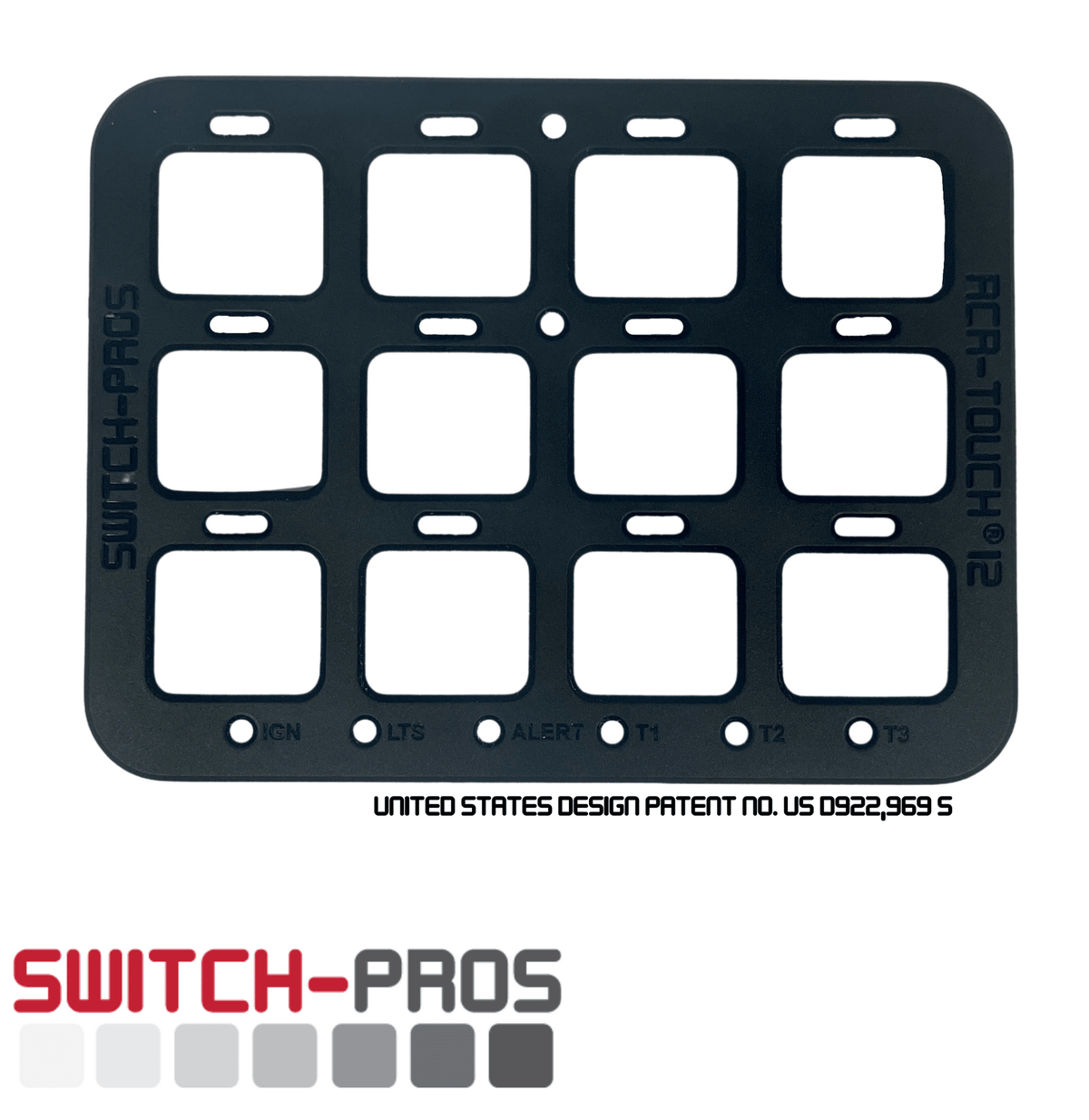Snap-on bezel for RCR-Force® 12 touch panel - Xtrusion Overland