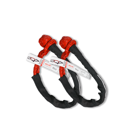Soft Shackle 3/8'' x 24” with sleeve and bag (Set of 2 Shackles) (Lifetime Warranty) - Xtrusion Overland