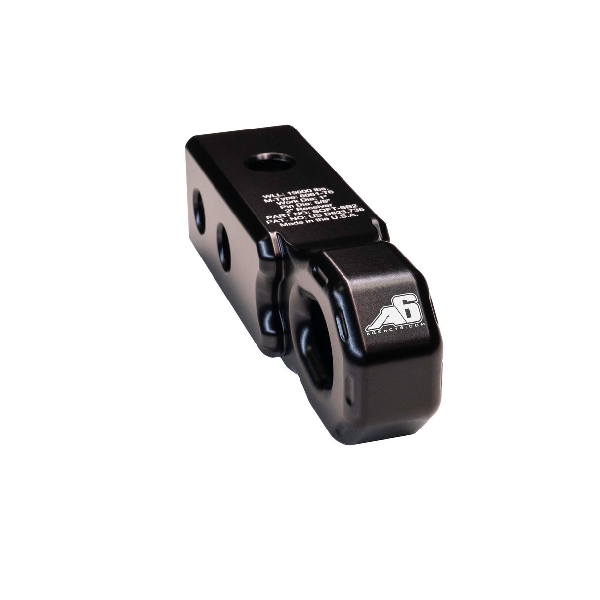 Agency 6 Soft Shackle Recovery Block – 2" Receiver