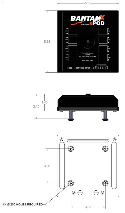 sPod BantamX HD - Universal - Xtrusion Overland