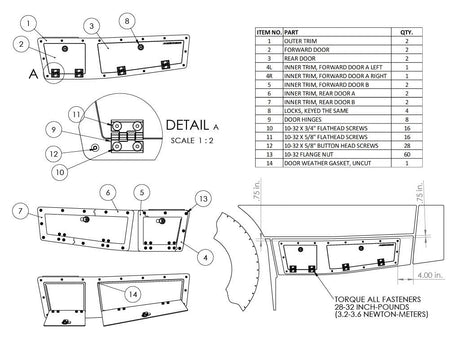 Sprinter Lock Box 170" Wheelbase - Xtrusion Overland