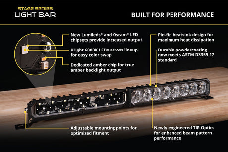 SS50 White LED Light Bar - DIODE DYNAMICS - Xtrusion Overland
