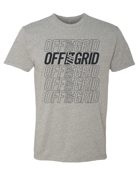 Stacked S/S Tee Shirt - Athletic Heather - Xtrusion Overland
