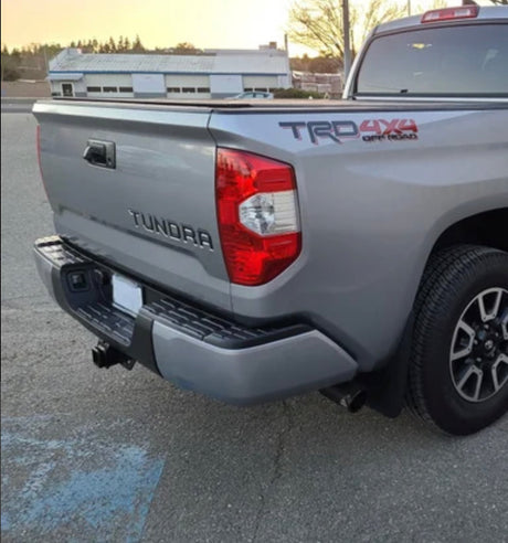 Standard 2G Tundra Rear Bumper Caps (Metal) - Xtrusion Overland