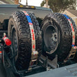 Stars and Camo Tire Tie Down (Single Strap) - Xtrusion Overland