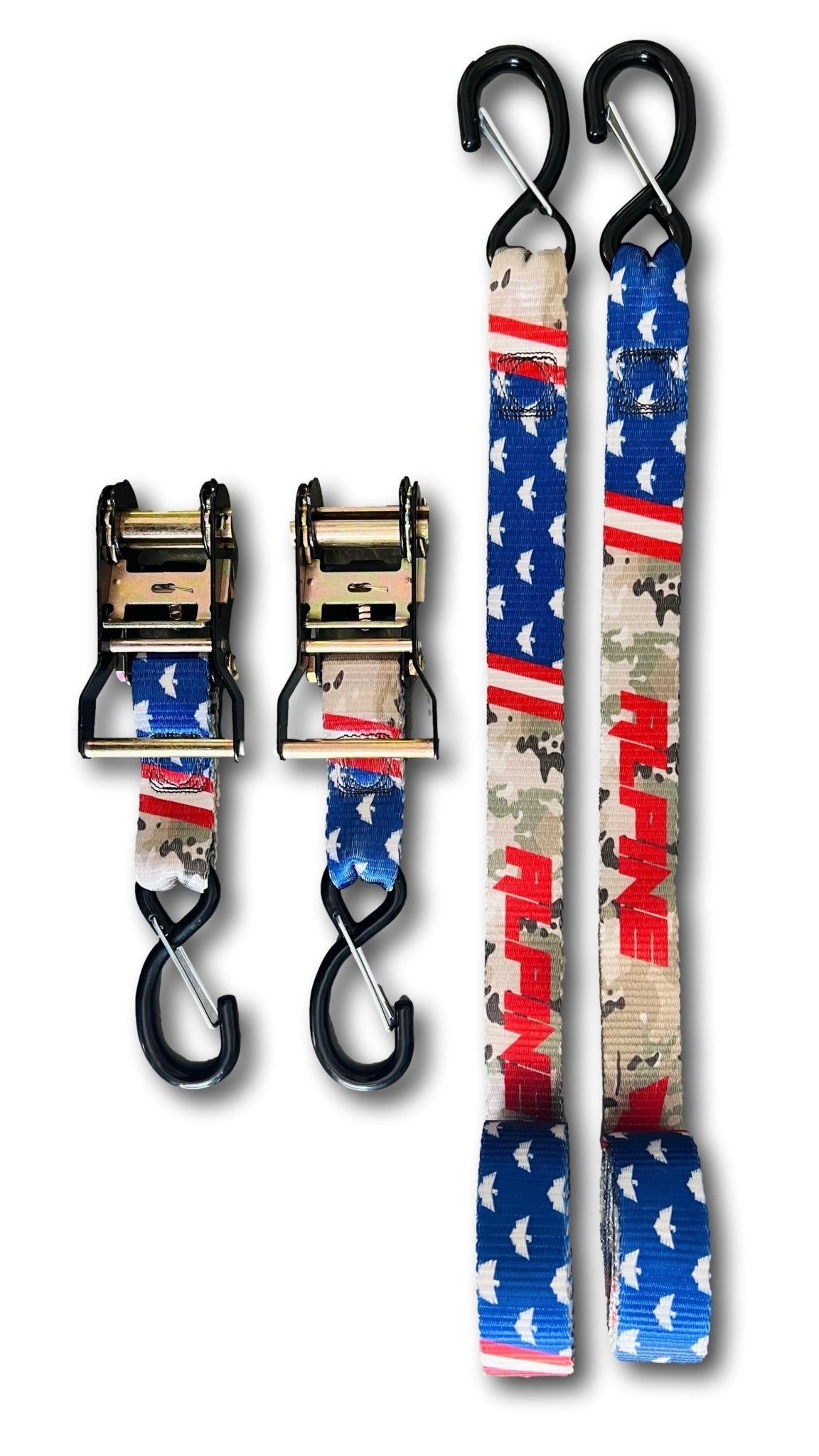Stars and Camo Universal Tie Downs (Pair) - Xtrusion Overland