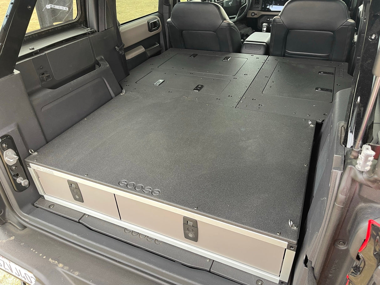 Stealth Sleep and Storage Package for Ford Bronco 2021 - Present 6th Gen. 4 Door - Xtrusion Overland