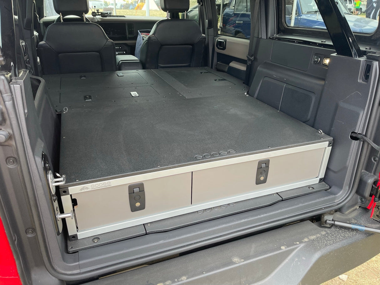 Stealth Sleep and Storage Package for Ford Bronco 2021 - Present 6th Gen. 4 Door - Xtrusion Overland