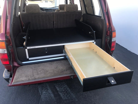 Stealth Sleep and Storage Package for Toyota Land Cruiser 1991 - 1997 80 Series - 43 - 3/8" W x 8" H x 40" D - Xtrusion Overland