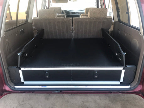 Stealth Sleep and Storage Package for Toyota Land Cruiser 1991 - 1997 80 Series - 43 - 3/8" W x 8" H x 40" D - Xtrusion Overland