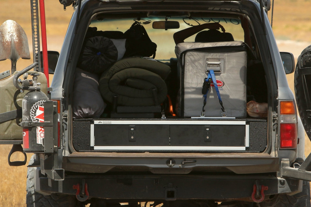 Stealth Sleep and Storage Package for Toyota Land Cruiser 1991 - 1997 80 Series - 43 - 3/8" W x 8" H x 40" D - Xtrusion Overland