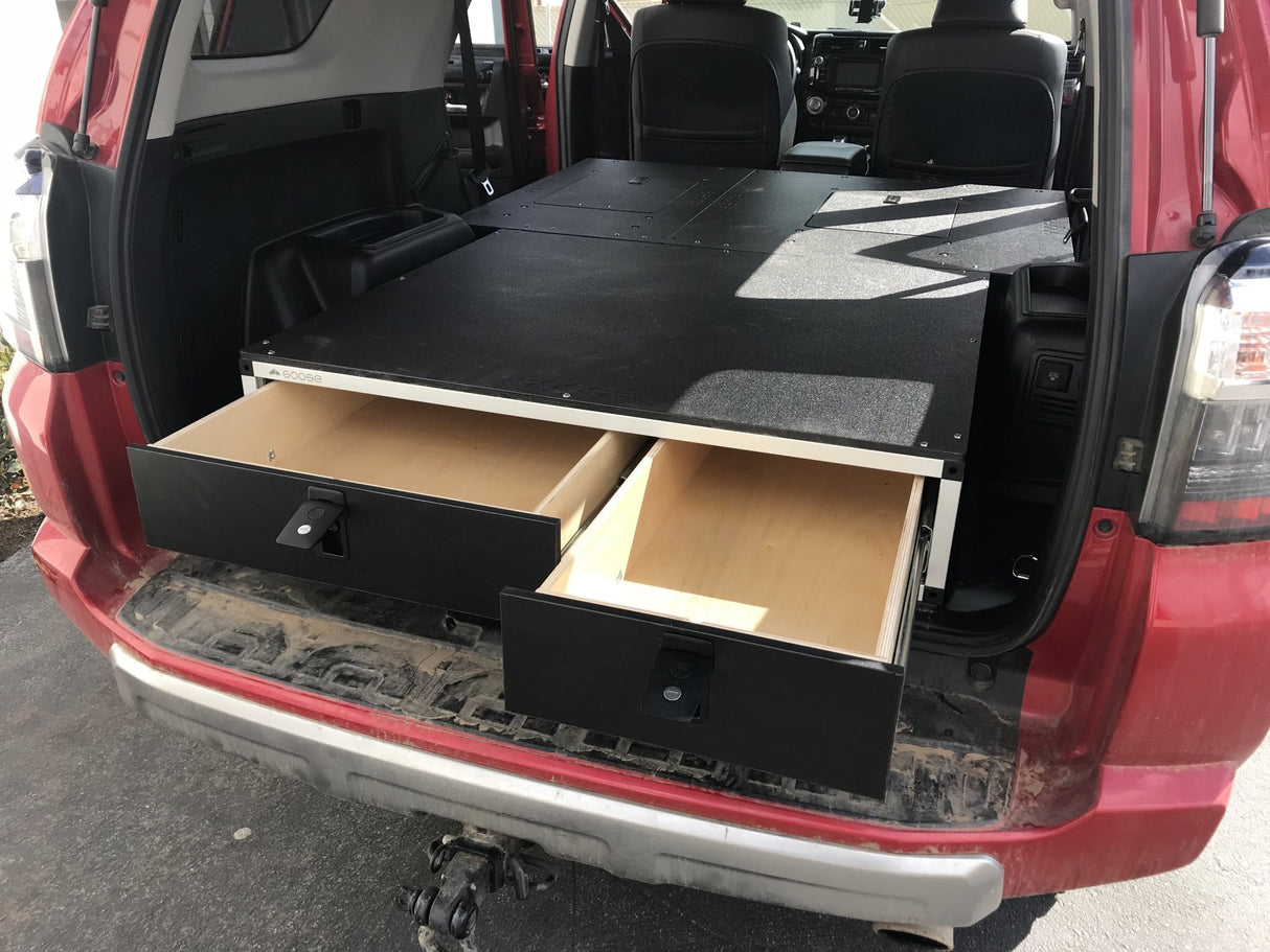Stealth Sleep and Storage Package with Fitted Top Plate for Toyota 4Runner 2010 - 2024 5th Gen. - Xtrusion Overland